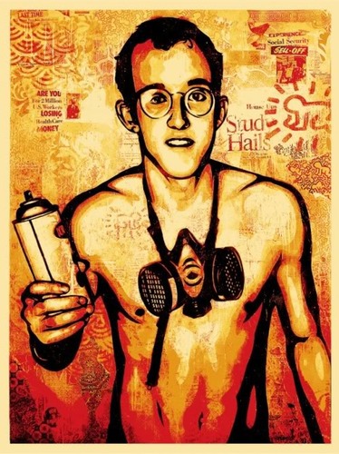 Shepard Fairey, Keith Haring, 2010