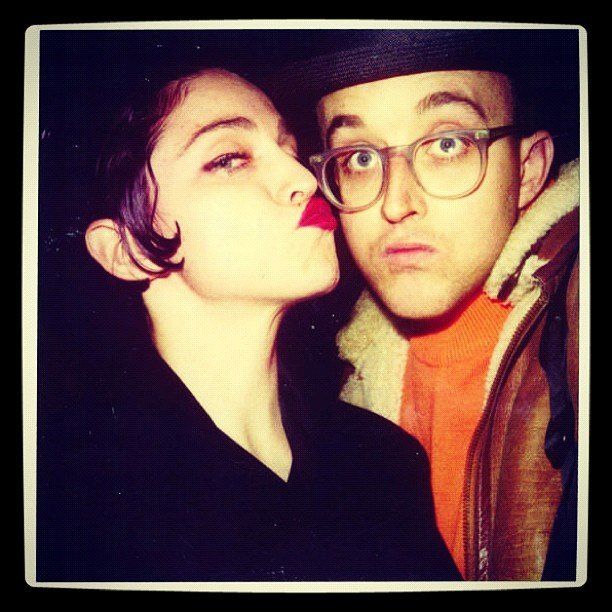 Madonna and Keith Haring, 1988