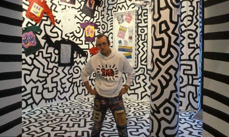 Keith Haring in the Pop Shop, 1986