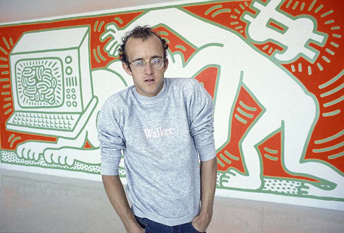 Keith Haring, Untitled mural, Walker Art Center, Minneapolis, 1984-85